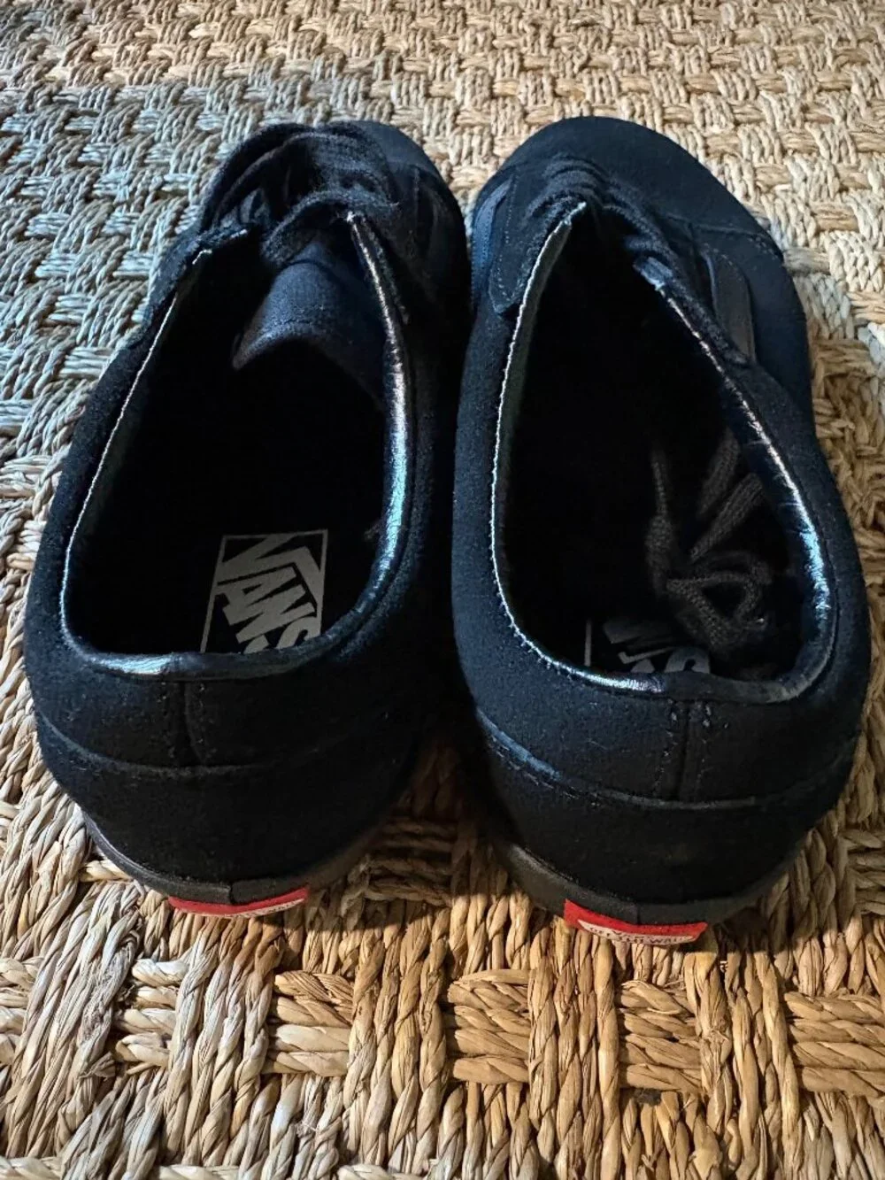 VANS Old Skool Low pro BLACK/BLACK suede sneakers [VN000D0EBKA]